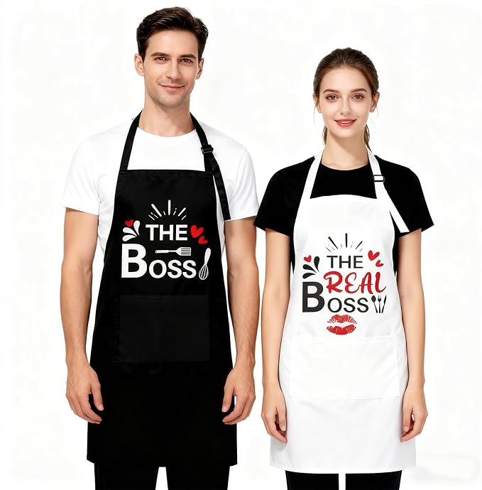 The Boss & The Real Boss – två förkläden