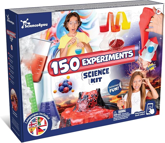Experimentlåda med 150 experiment